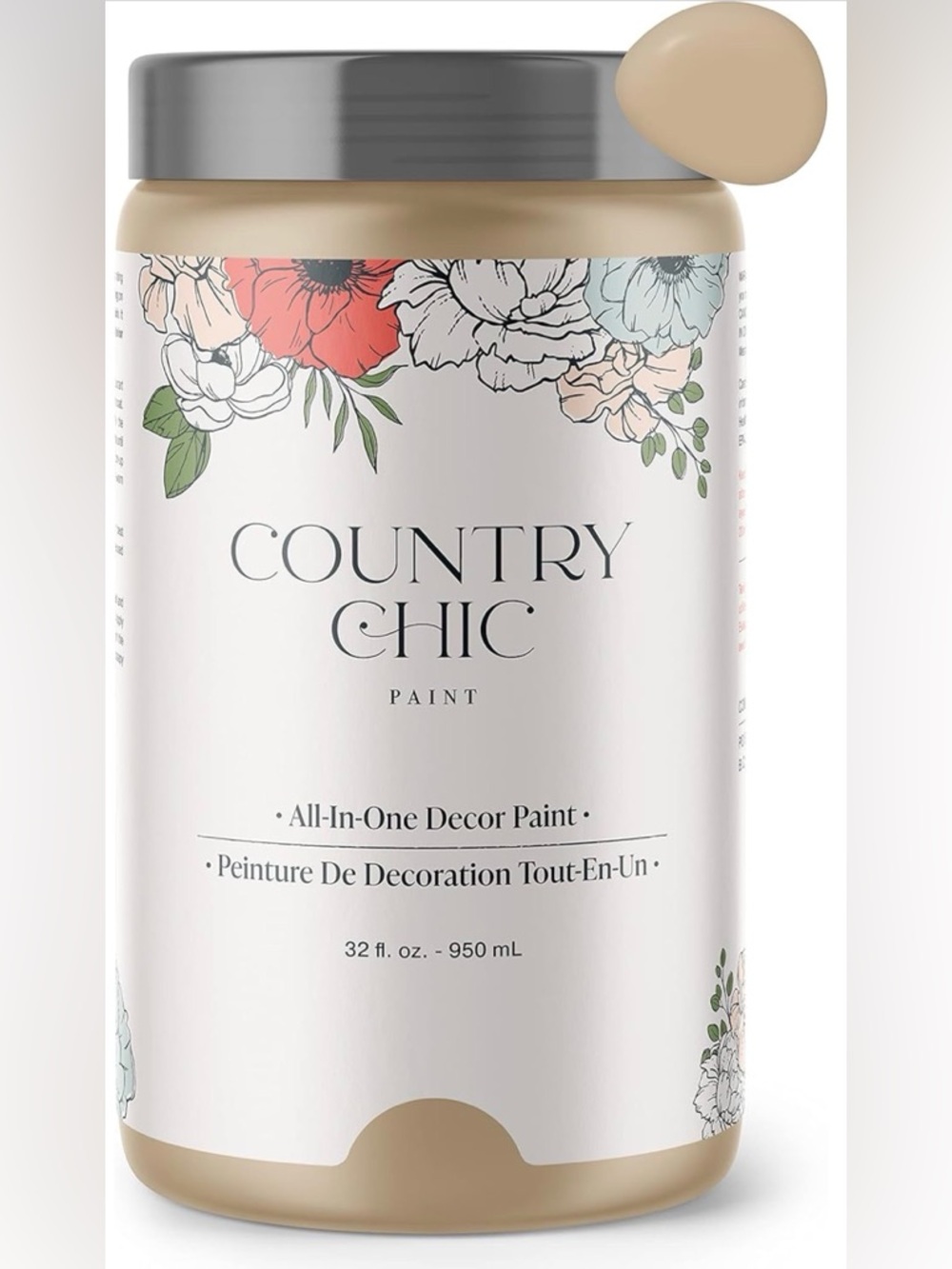 New Country Chic “Road Trip” All-in-1 DIY Chalk Paint, 32 fl oz